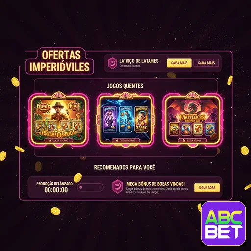 Variedade de slot games com temas vibrantes e atraentes